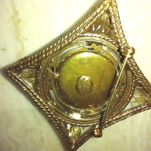 Brooch Signed by Robert Graham Vtg Retro Era, circa mid-20th century - Picture 8 of 16